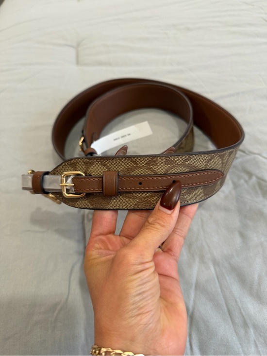 Coach Handbags - Brown Signature Canvas Strap